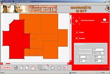 Navrhněte si byt - vytváření místností